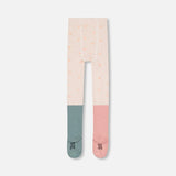Tights With Cat Face || Cream, Rosette Pink & Sage Green