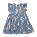 Girls Jennifer Dress || Unicorn Field