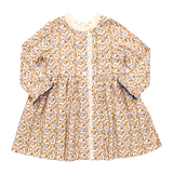 Girls Autumn Dress || Gold Climbing Floral