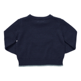 Boys Oliver Sweater || Navy Mallard