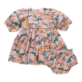 Baby Girls Evelyn Dress Set || Watercolor Floral