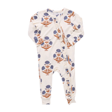 Baby Girls Ruffle Bamboo Romper || Dandelion
