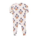 Baby Girls Ruffle Bamboo Romper || Dandelion