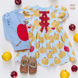 Girls Hermione Dress || Gold Apples