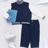 Boys Cargo Pant || Navy