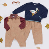 Baby Boys Noah Jumper || Mallard