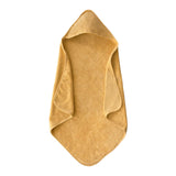 Organic Cotton Baby Hooded Towel || Fall Yellow