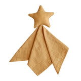 Organic Star Lovey Blanket || Fall Yellow
