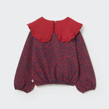 Animal Print Fleece Sweatshirt || Red Velvet