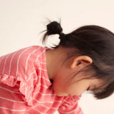 Organic Striped Baby Sweatshirt || Confetti Pink