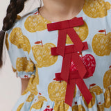 Girls Hermione Dress || Gold Apples