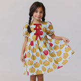 Girls Hermione Dress || Gold Apples