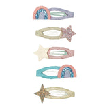 Rainbow & star mini clic clacs