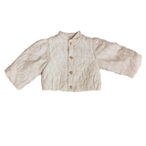 Gianne Jacket || Soft Taupe Rose Chain