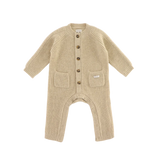 Geertje Merino Wool Jumpsuit || Biscotti Melange