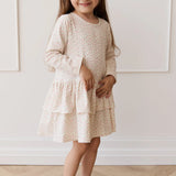 Organic Cotton Fayette Dress || Posy Garden Pink