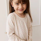 Organic Cotton Fayette Dress || Posy Garden Pink