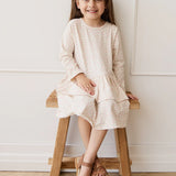 Organic Cotton Fayette Dress || Posy Garden Pink