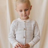 Savannah Jacquard Cardigan || Sheer Pink