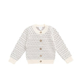Savannah Jacquard Cardigan || Sheer Pink