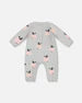 Baby Knit Jumpsuit || Light Grey Mix