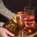 The Lou Coupe Glass Set || Blush