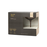 The Lou Coupe Glass Set || Smoke