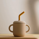 Leo Sippy Cup || Oat Slate