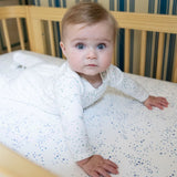 Marley Zip Pajama || Seafoam Star