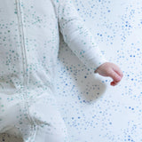 Marley Zip Pajama || Seafoam Star
