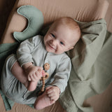 Organic Moon Lovey Blanket