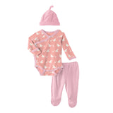 Kimono Newborn Gift Set || Blush Stork
