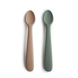Silicone Feeding Spoon Set || Dried Thyme & Natural
