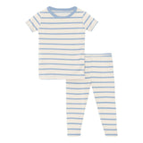 Short Sleeve Pajama Set || Pond Sweet Stripe