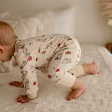 Organic Zipper Romper || Adventure Paddington