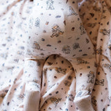 Organic 2-Way Zipper Footie || Sweet Paddington