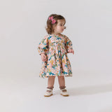 Baby Girls Evelyn Dress Set || Watercolor Floral
