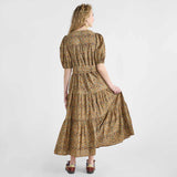 Womens Pintuck Indira Dress || Autumn Floral