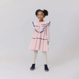 Girls Raphaela Dress || Strawberry Cream Polka Dot