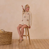 Crochet Knit Pullover || Cherries