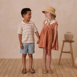 Collared Babydoll Dress || Poppy Check