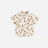 Collared Short Sleeve Shirt || Tomatoes