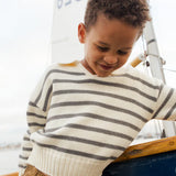 Collared Sweater || Stripe