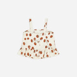 Cropped Peplum Tank || Tomatoes