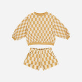 Summer Terry Set || Marigold Check