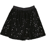 Girls Velvet Sequin Skirt