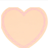 Pastel Heart Napkins || Small