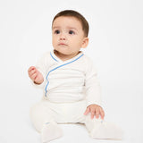 Tatum Baby Pant || Blue Piping