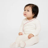 Tatum Baby Pant || Rose Piping