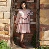 Girls Raphaela Dress || Strawberry Cream Polka Dot